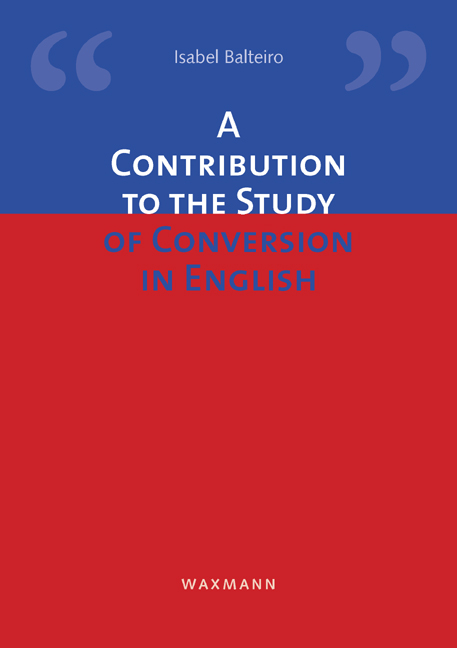 A Contribution to the Study of Conversion in English